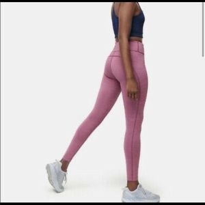 Outdoor Voices 7/8 Tech Sweat Leggings in Mulberry